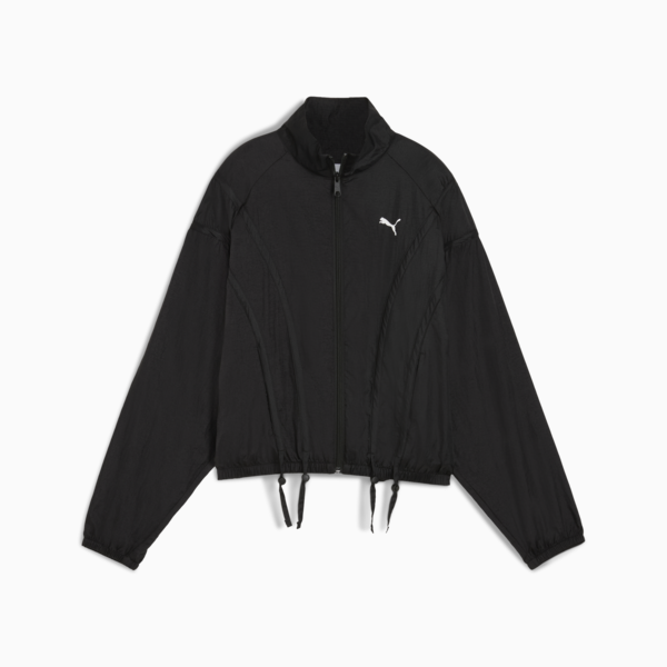 DARE TO Oversized Woven Jacket Women, PUMA Black, large-ZAF