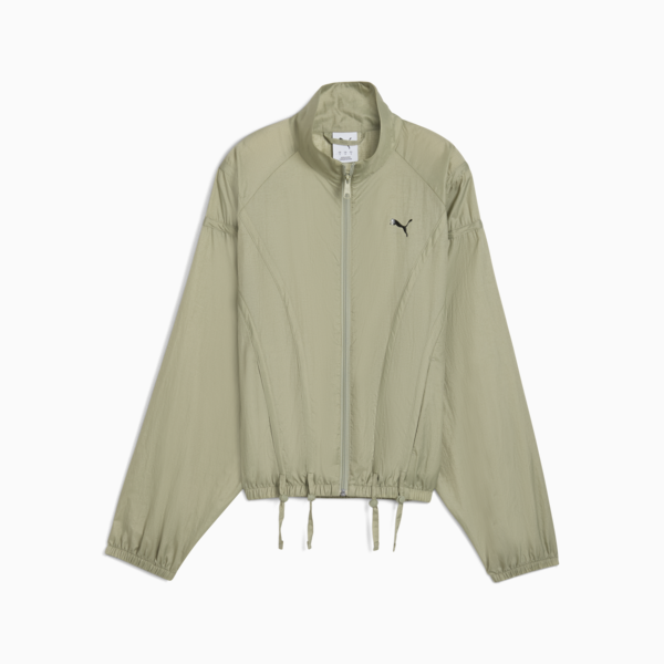 DARE TO Oversized Woven Jacket Women, Lux Army, large-MEX