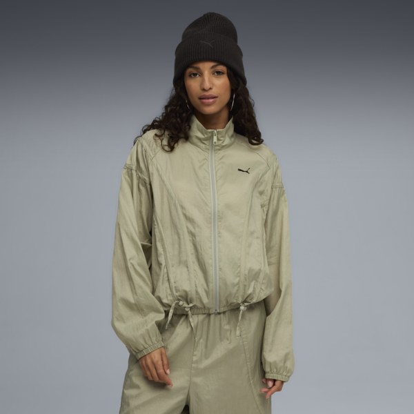 DARE TO Oversized Woven Jacket Women, Lux Army, large-MEX