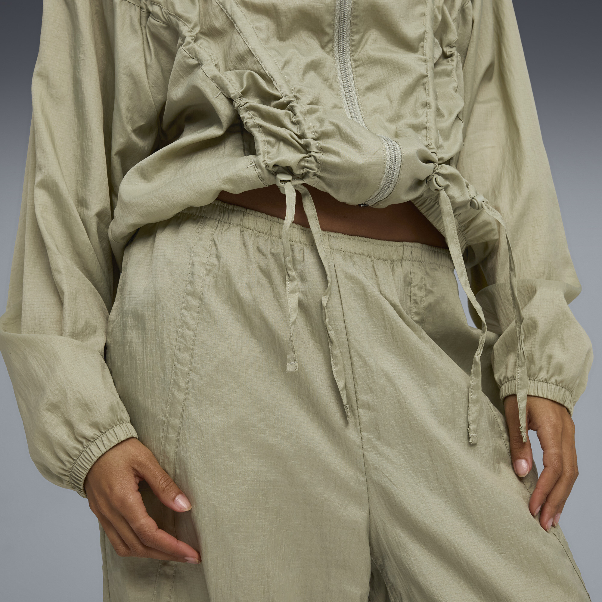 PUMA DARE TO oversized geweven jack voor Dames, Maat M thumbnail 7