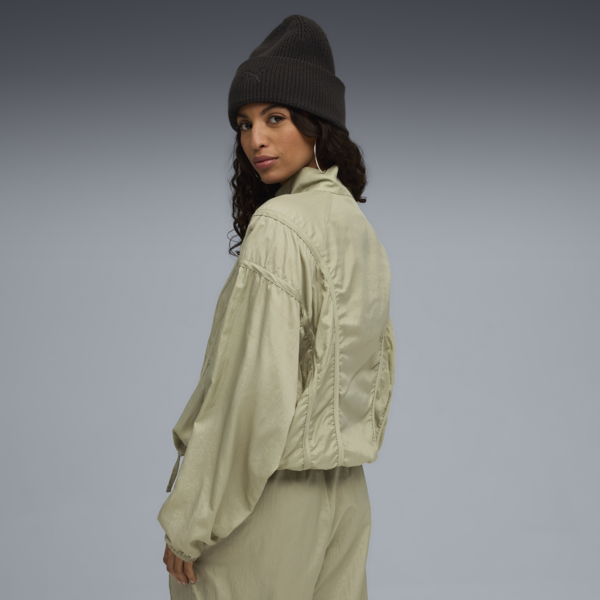 DARE TO Oversized Woven Jacket Women, Lux Army, large-MEX