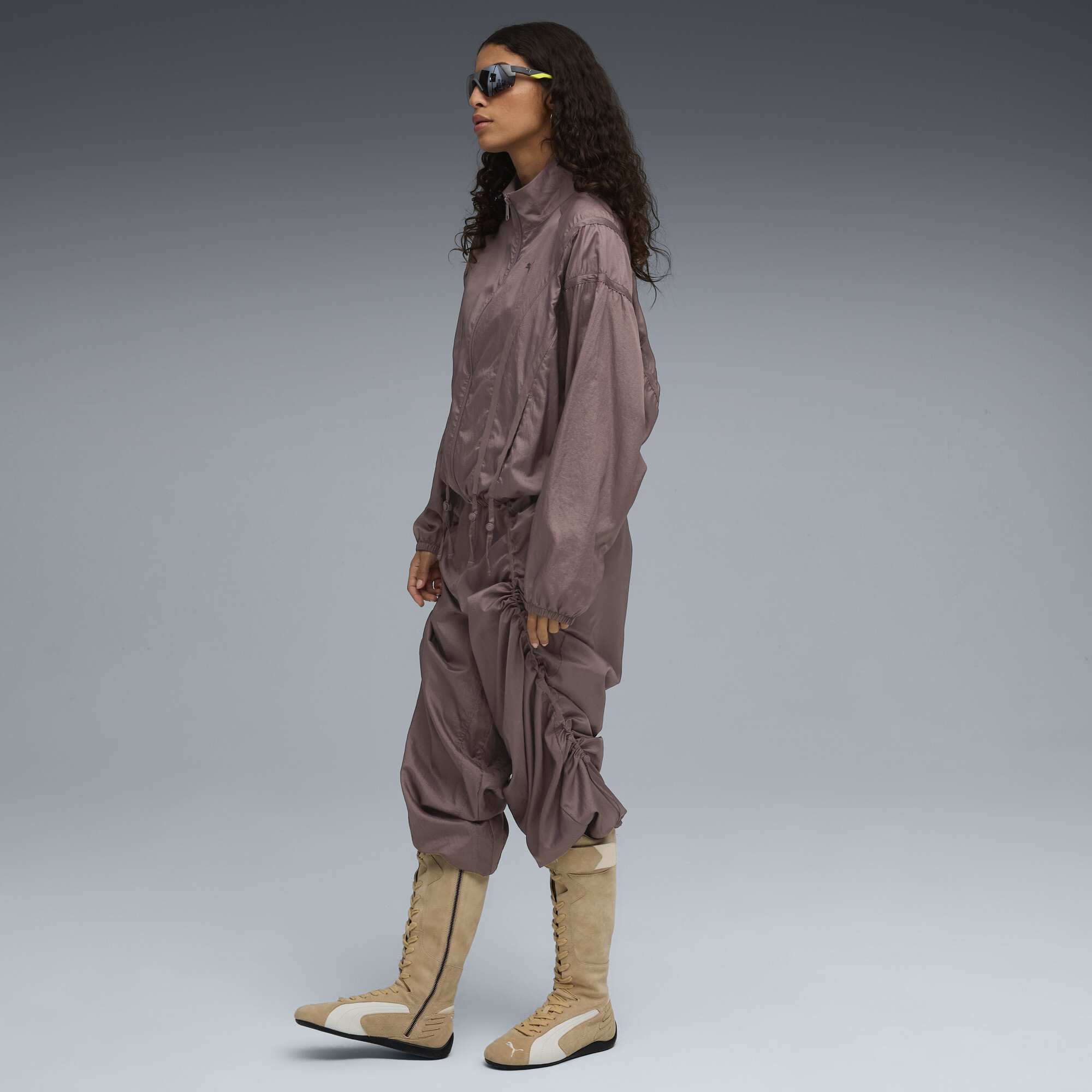 PUMA DARE TO oversized geweven jack voor Dames, Maat XL thumbnail 6