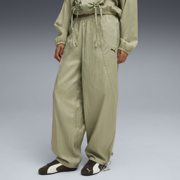 DARE TO Woven Pants Women, Lux Army, large-MEX