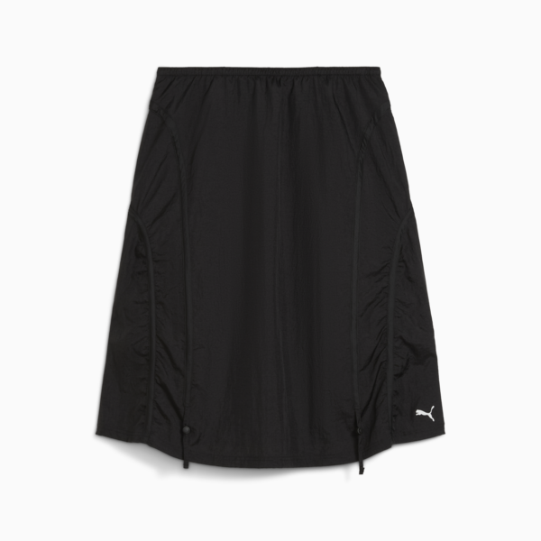 DARE TO Woven Midi Skirt Women, PUMA Black, large-ZAF