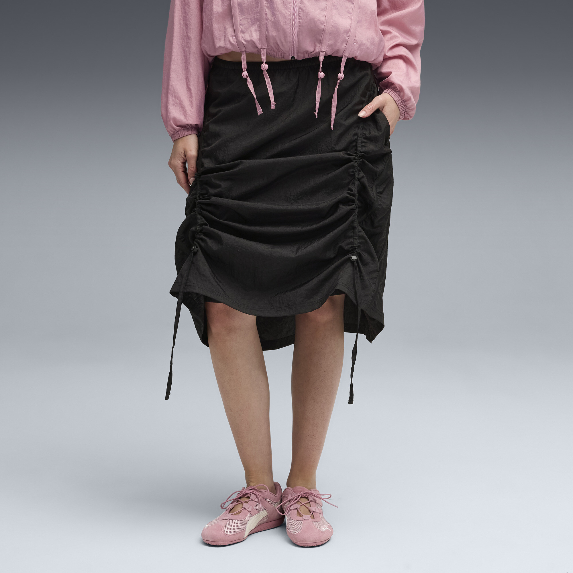 PUMA Dare To Womens Midi Skirt in Black Size L 65$