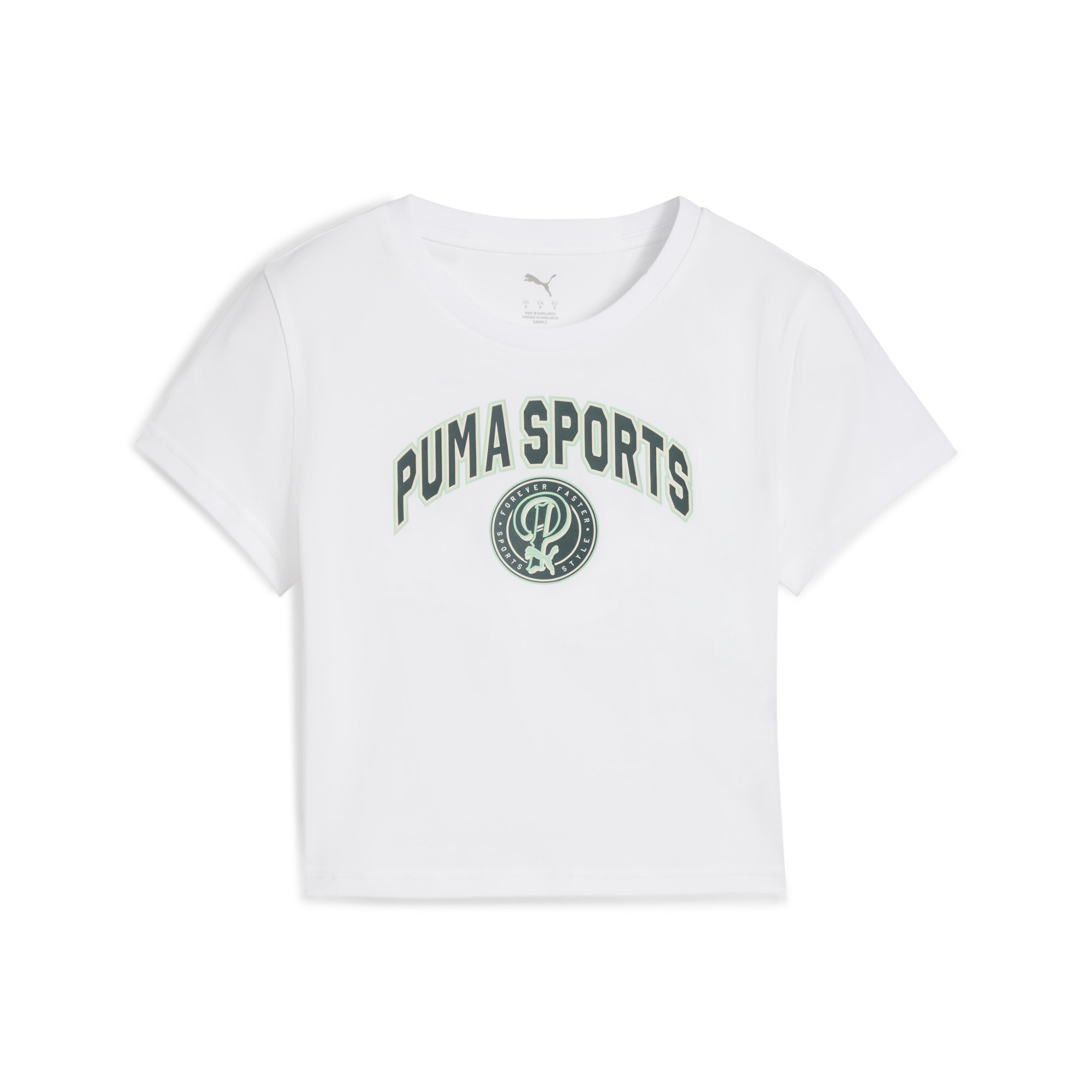 T-shirt court à motif Wardrobe Essentials Sports Legacy , Vêtements, Blanc, S - PUMA - Modalova