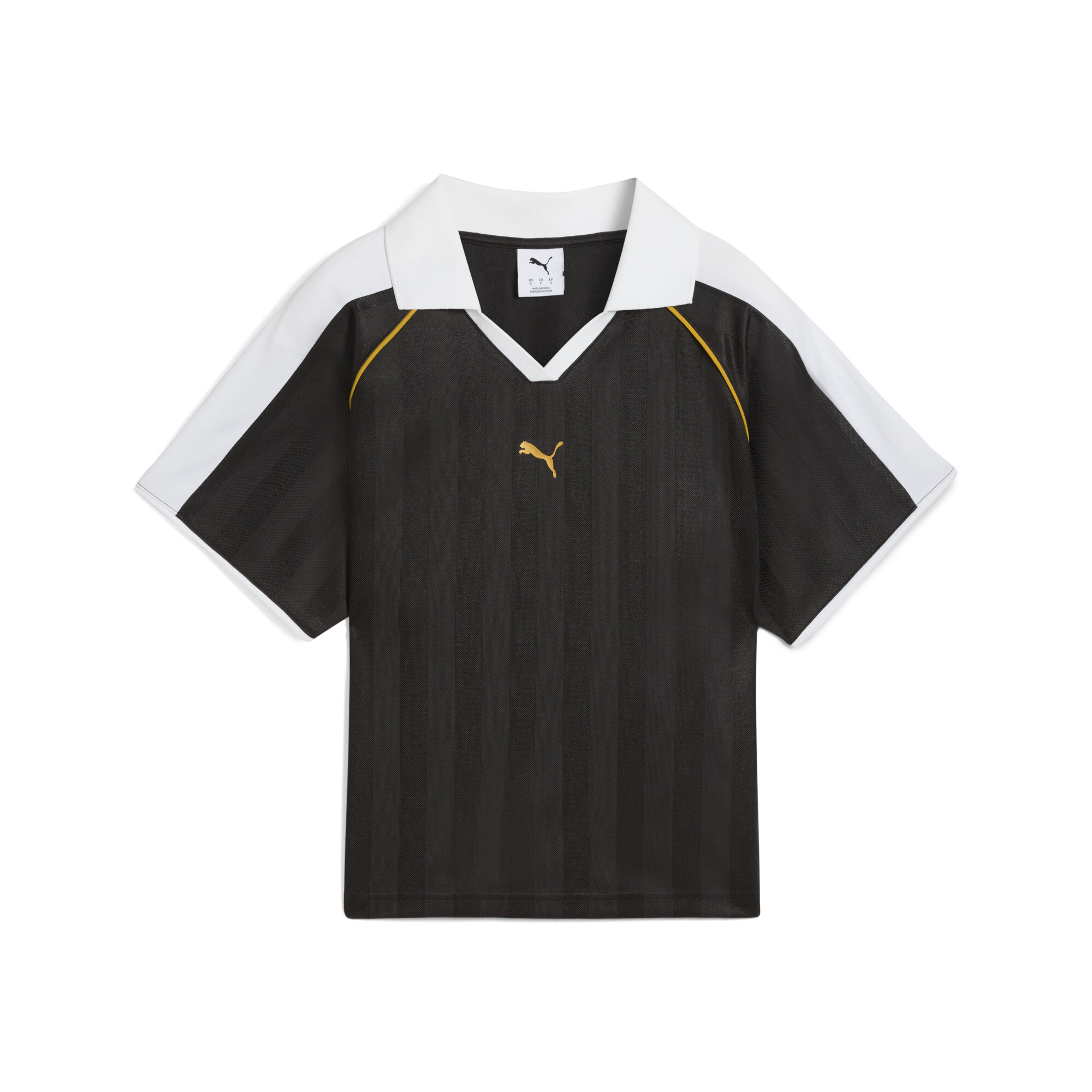 PUMA T7 Relaxed voetbalshirt voor Dames, Zwart, Maat XS thumbnail 3