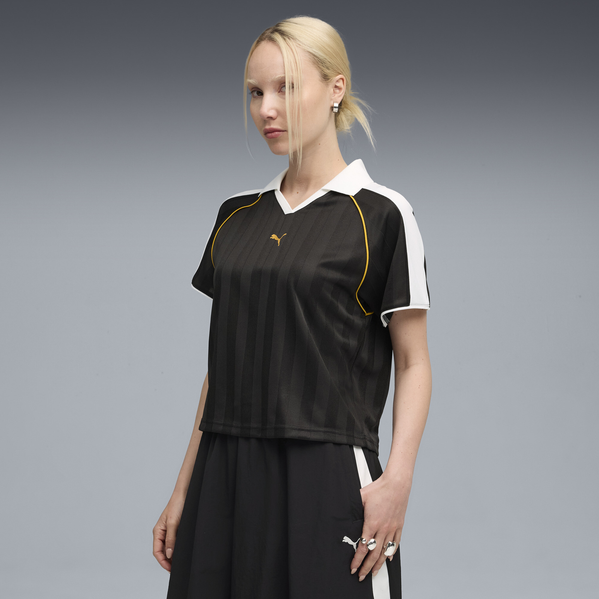 Camiseta de fútbol holgada T7 para mujer