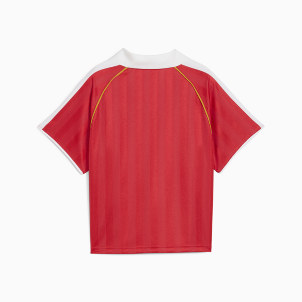 T7 Relaxed Football Jersey Women, For All Time Red, large-ZAF