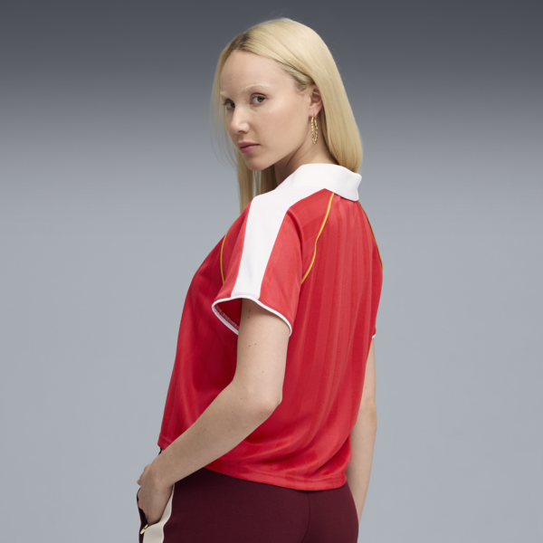 T7 Relaxed Football Jersey Women, For All Time Red, large-ZAF