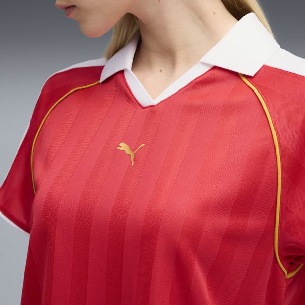 T7 Relaxed Football Jersey Women, For All Time Red, large-ZAF