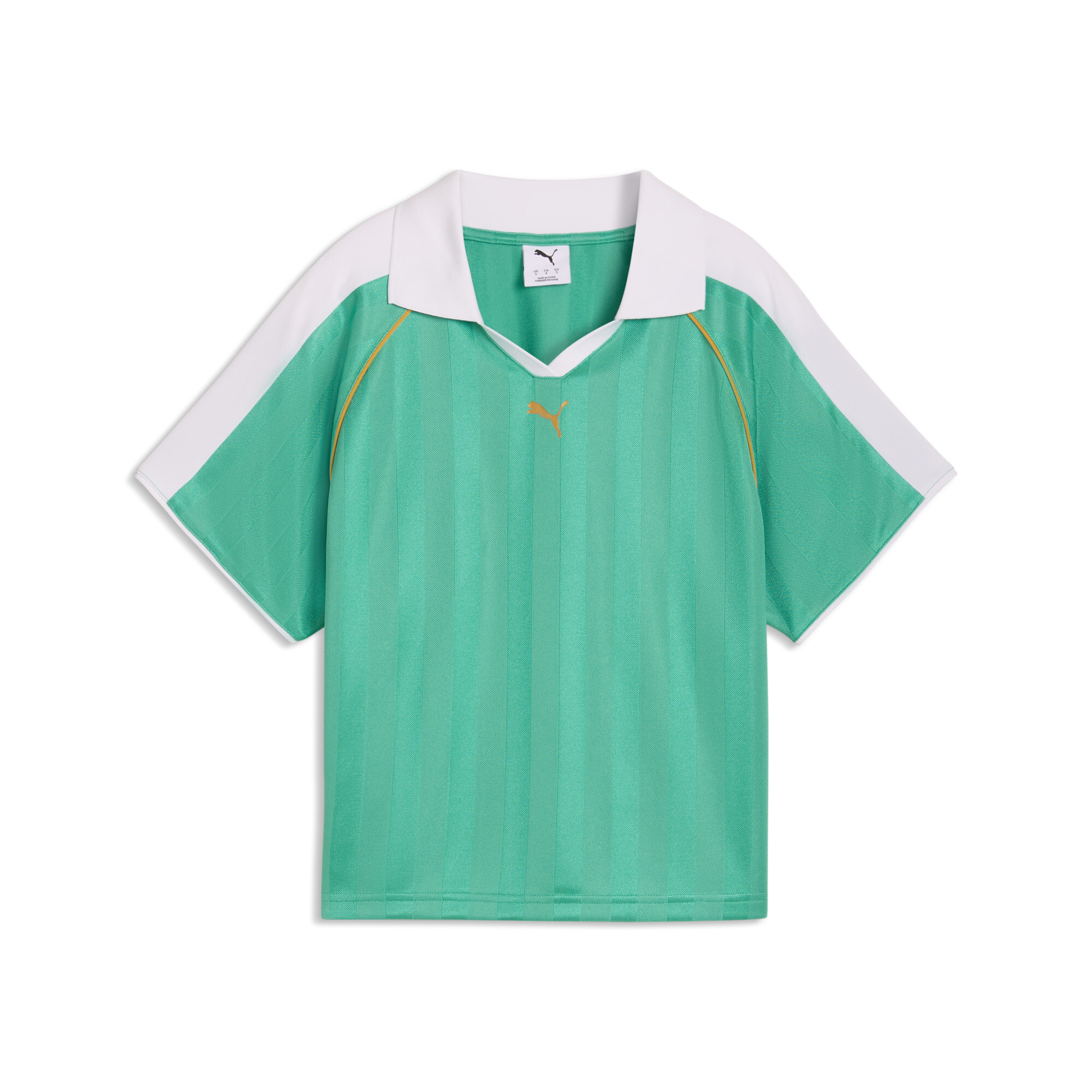 PUMA T7 Relaxed voetbalshirt voor Dames, Groen, Maat L thumbnail 3