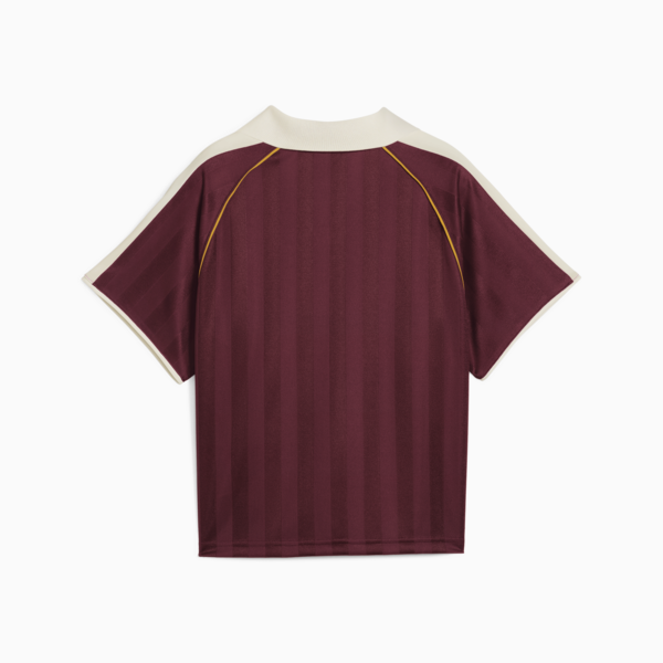 Jersey de fútbol holgada T7 para mujer, Ruby Shimmer, large-MEX