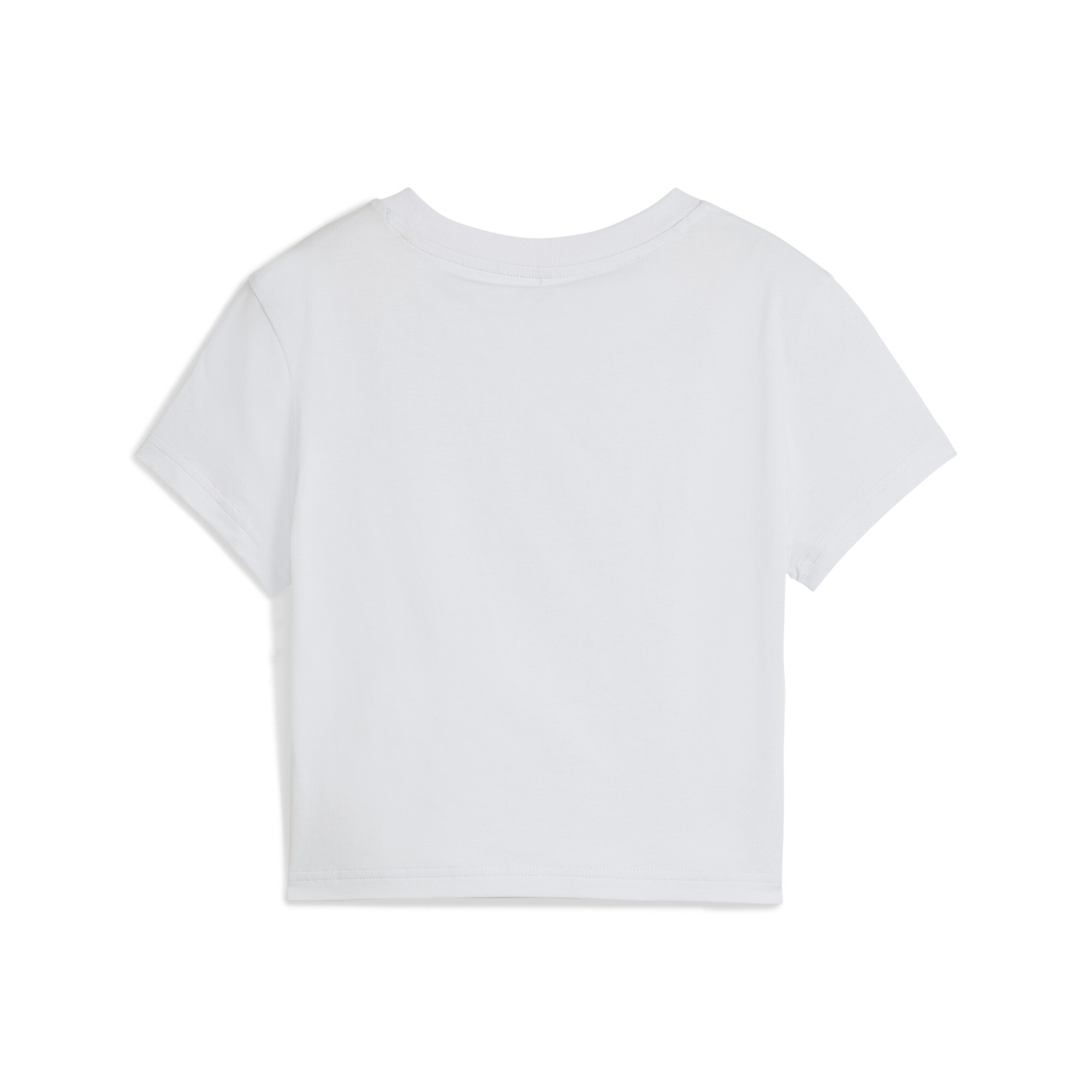 PUMA Graphic Script Baby T-shirt voor Dames, Zilver, Maat S thumbnail 2