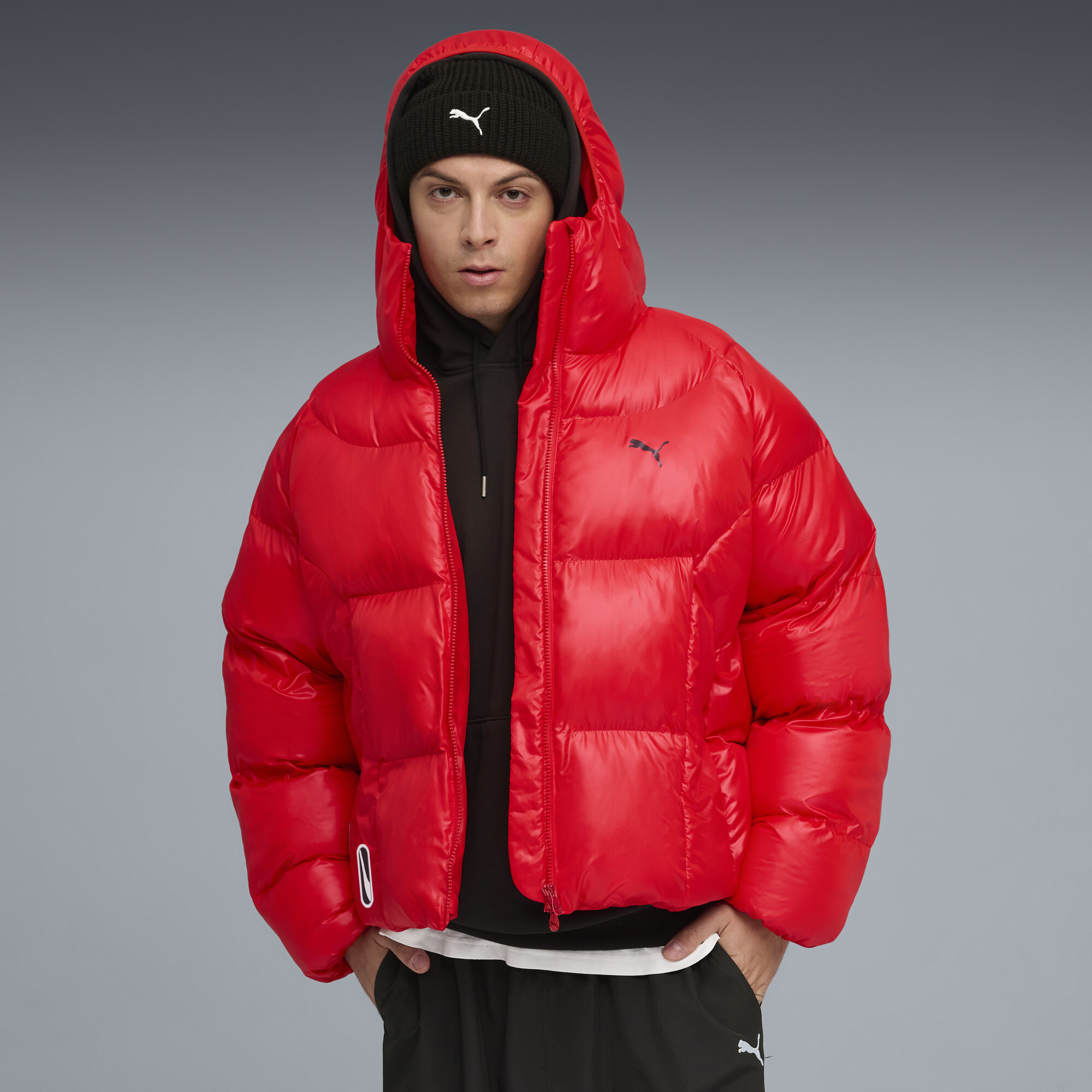 Puma Tech-x Puffer Jacket Men In Red