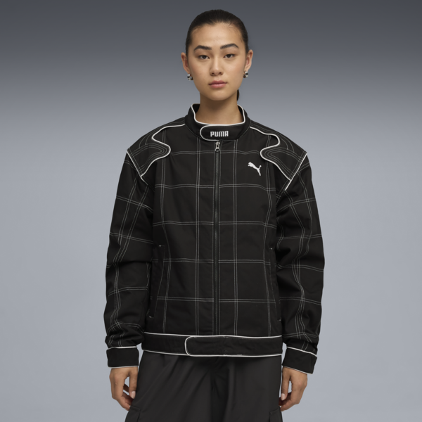 FUTURE.PUMA.ARCHIVE Racer Jacket Unisex, PUMA Black, large-ZAF