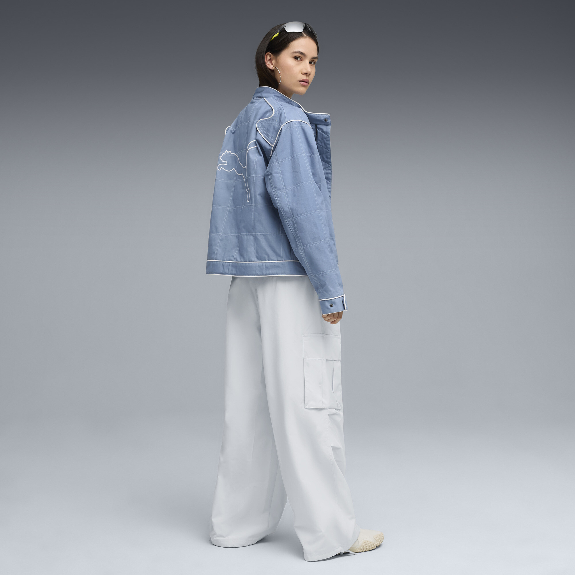 FUTURE.PUMA.ARCHIVE uniseks racerjack, Blauw, Maat XXS thumbnail 6