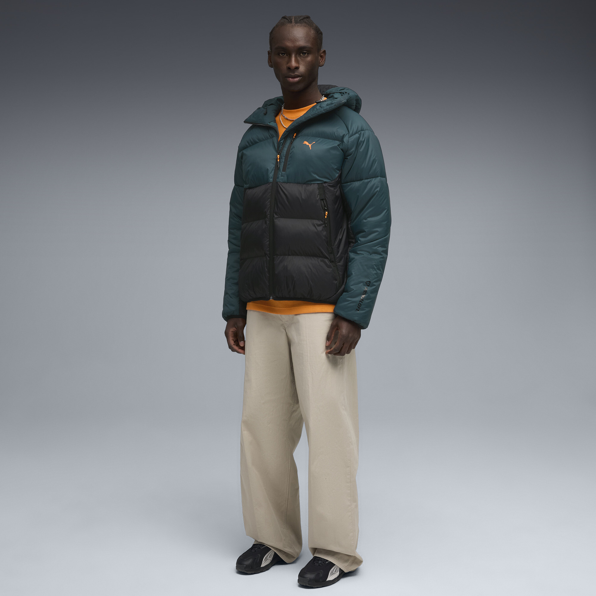 PUMATECH PrimaLoftÂ® pufferjack voor Heren, Groen, Maat S thumbnail 6