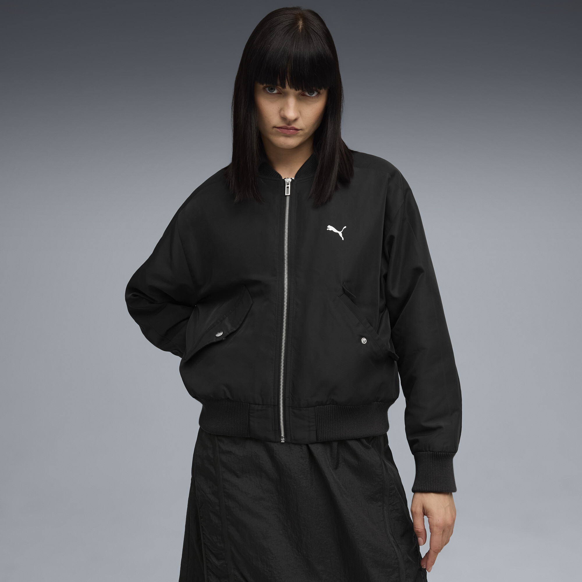 Bomber en satinÂ T7 Femme