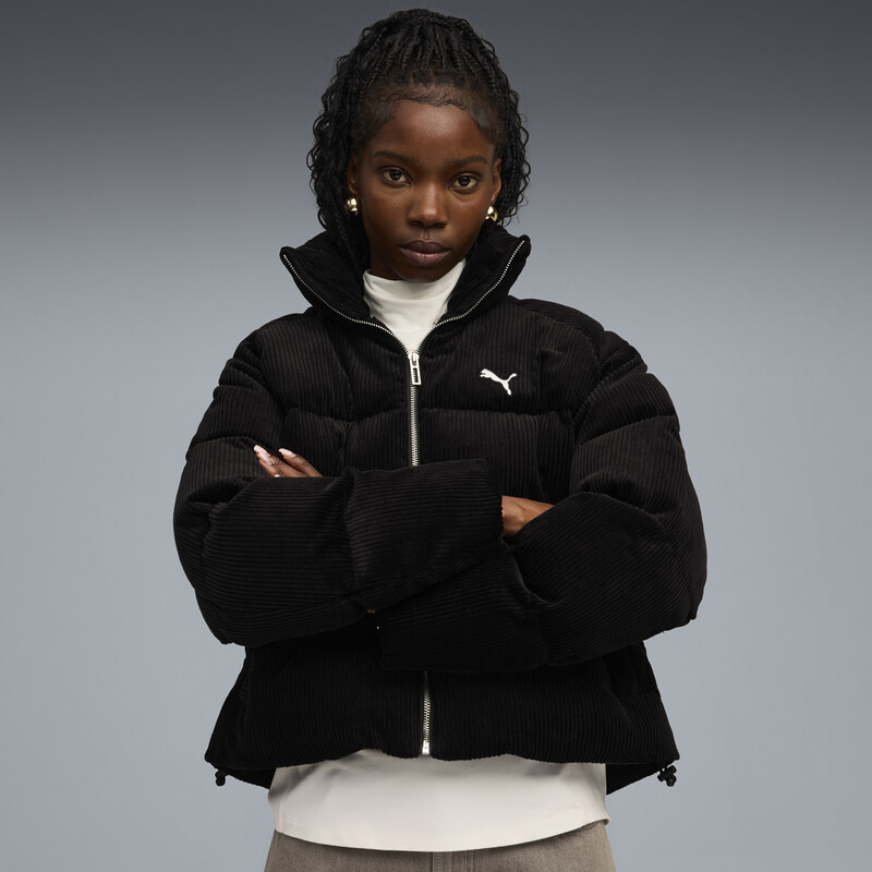 

Women's PUMA Wardrobe Essentials Corduroy Puffer Jacket