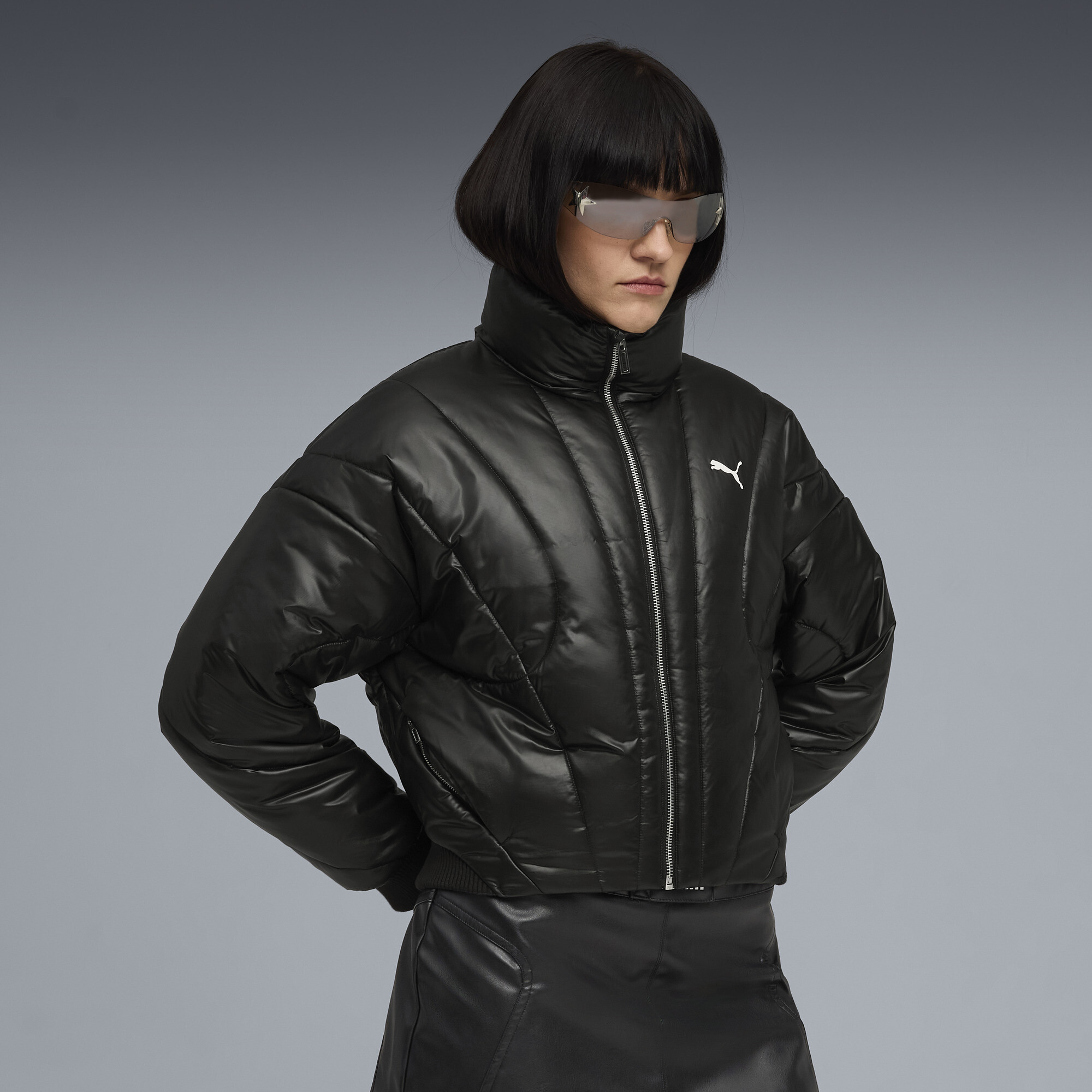 Куртка DARE TO Puffer Jacket Women | Цвет: Черный | Puma Black