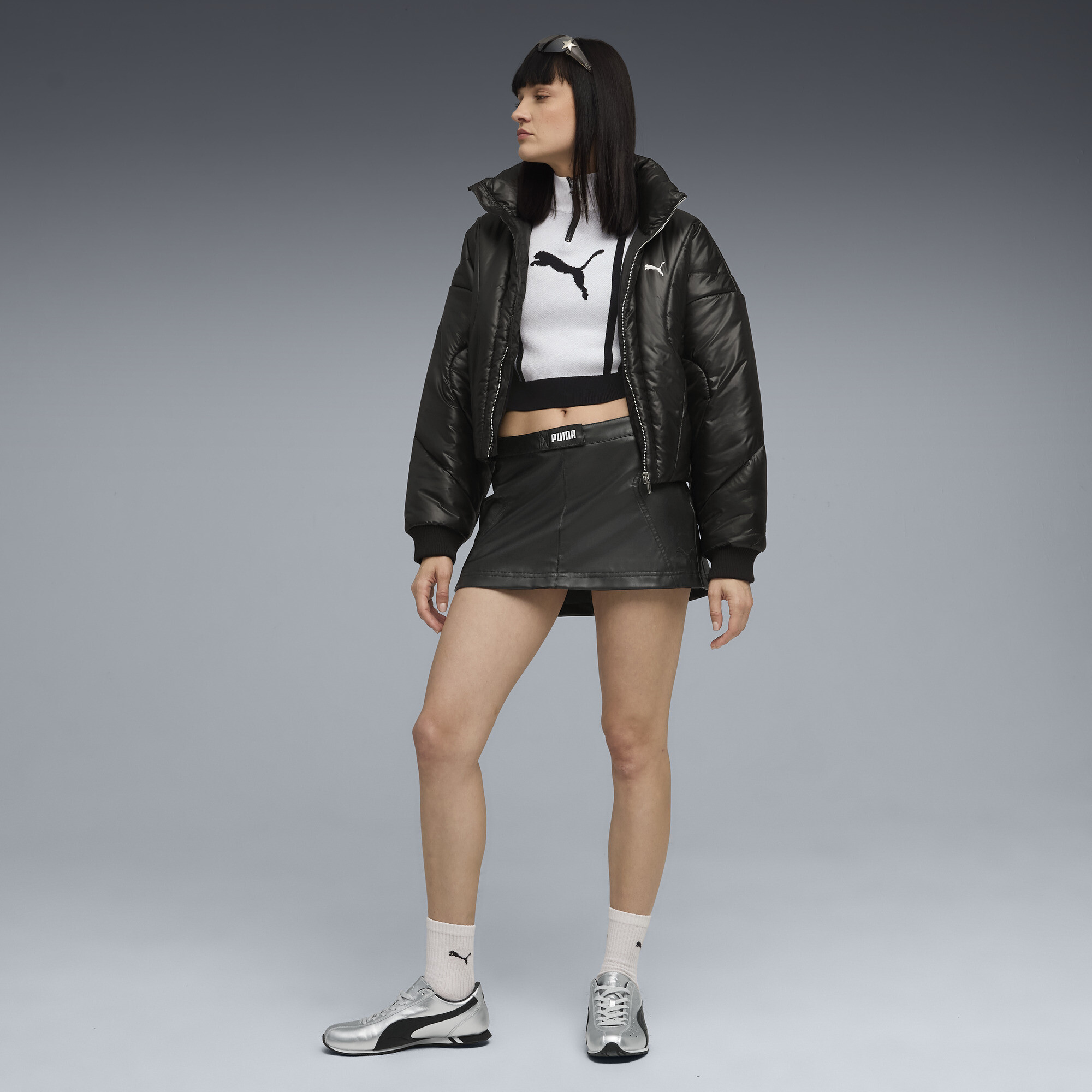 PUMA DARE TO pufferjack voor Dames, Zwart, Maat XXS thumbnail 6