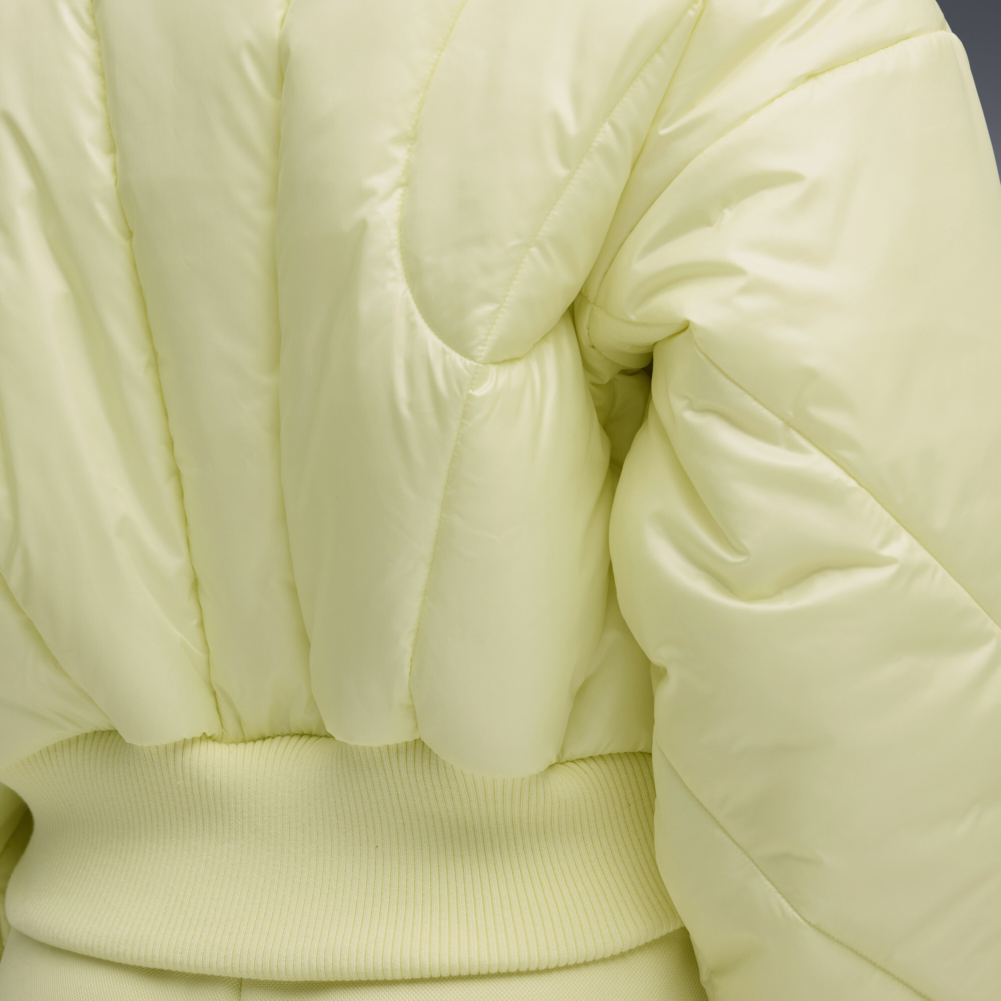 PUMA DARE TO pufferjack voor Dames, Goud, Maat XL thumbnail 4