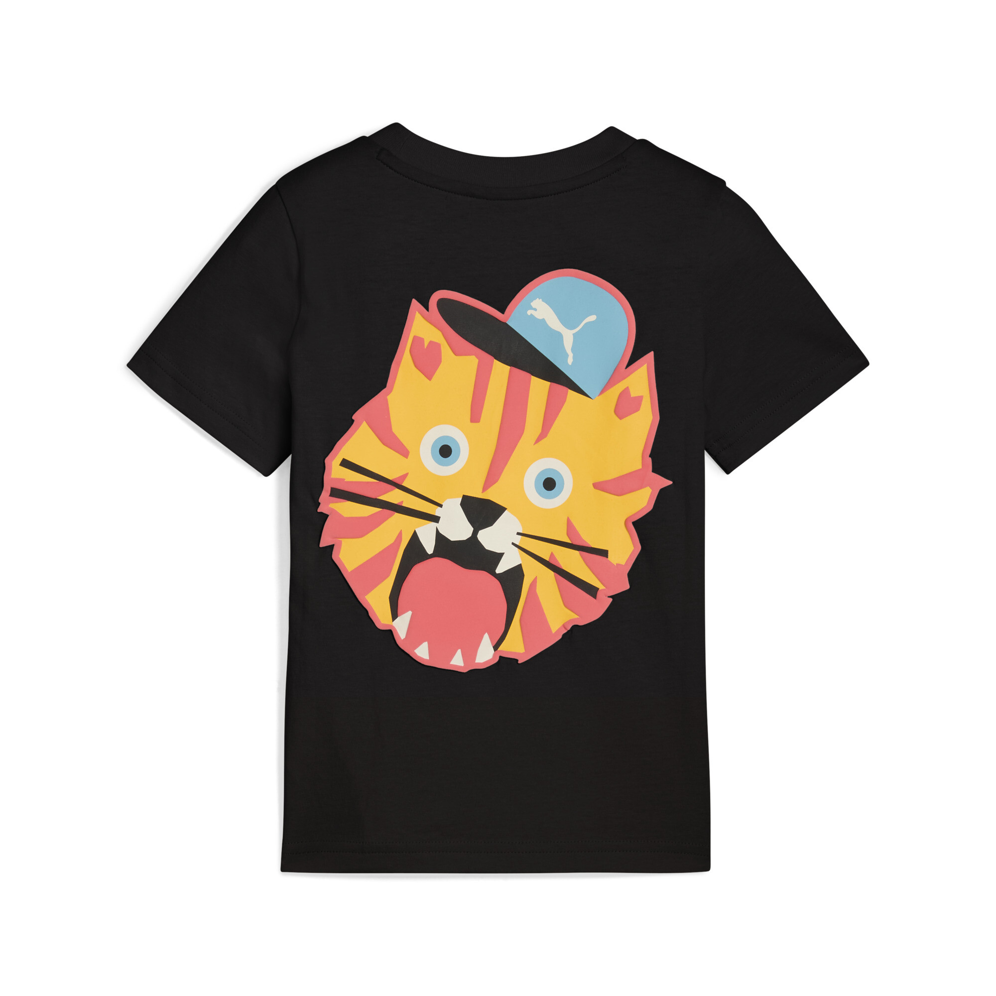 PUMA Moody Cat Graphic T-shirt I, Zwart, Maat 5-6Y thumbnail 2