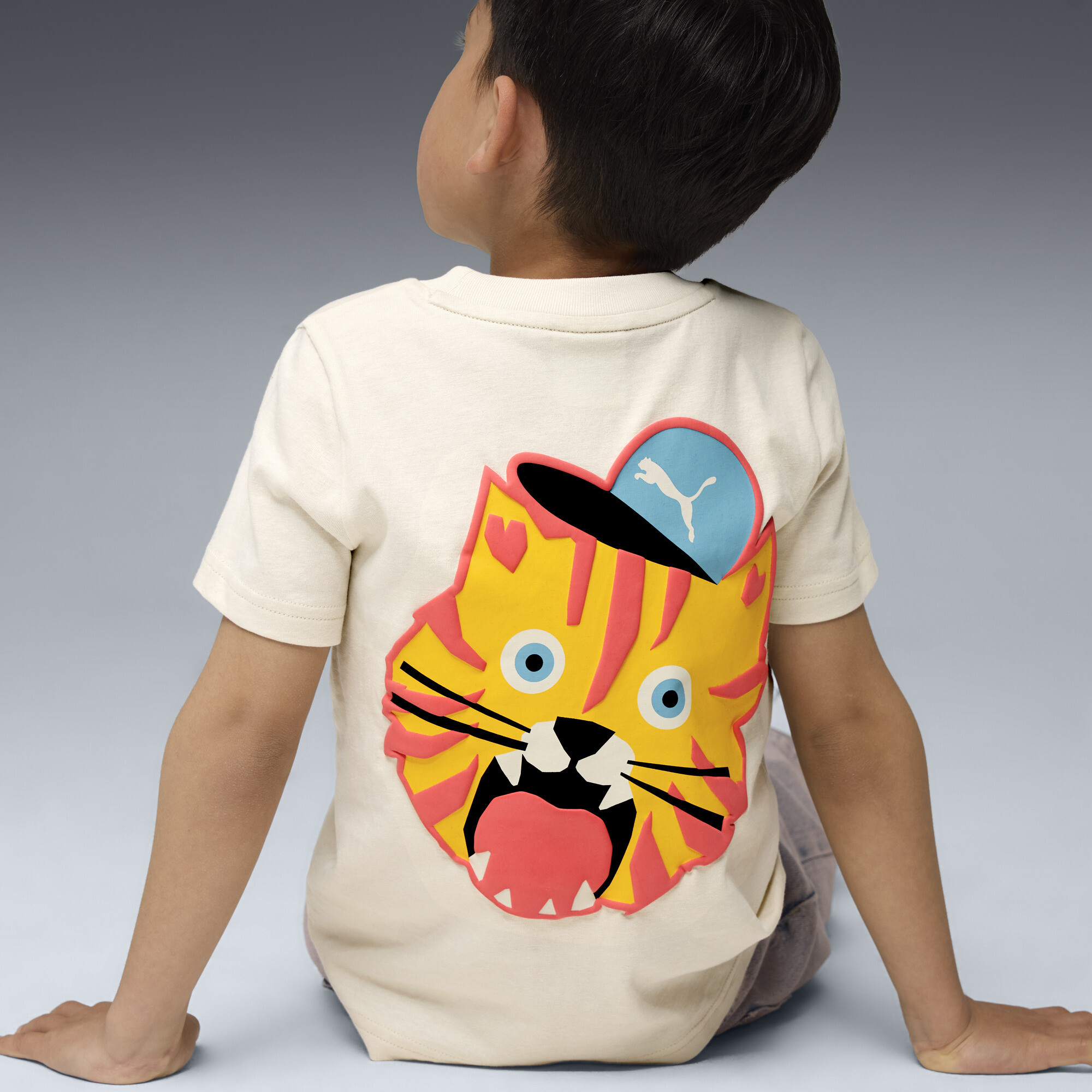 PUMA Moody Cat Graphic T-shirt I, Maat 4-5Y thumbnail 6