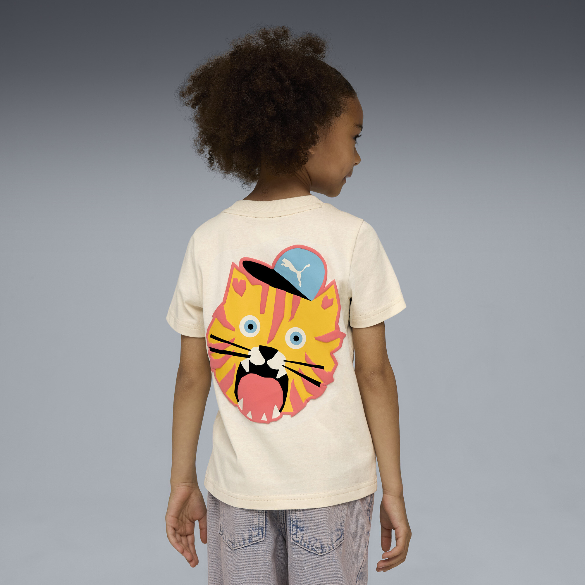 PUMA Moody Cat Graphic T-shirt I, Maat 4-5Y thumbnail 4