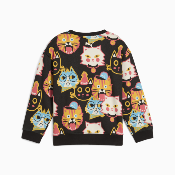 Moody Cat Crew Kids, PUMA Black, large-ZAF
