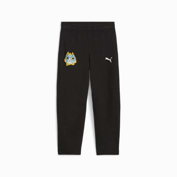 Moody Cat Sweatpants Kids, PUMA Black, large-ZAF