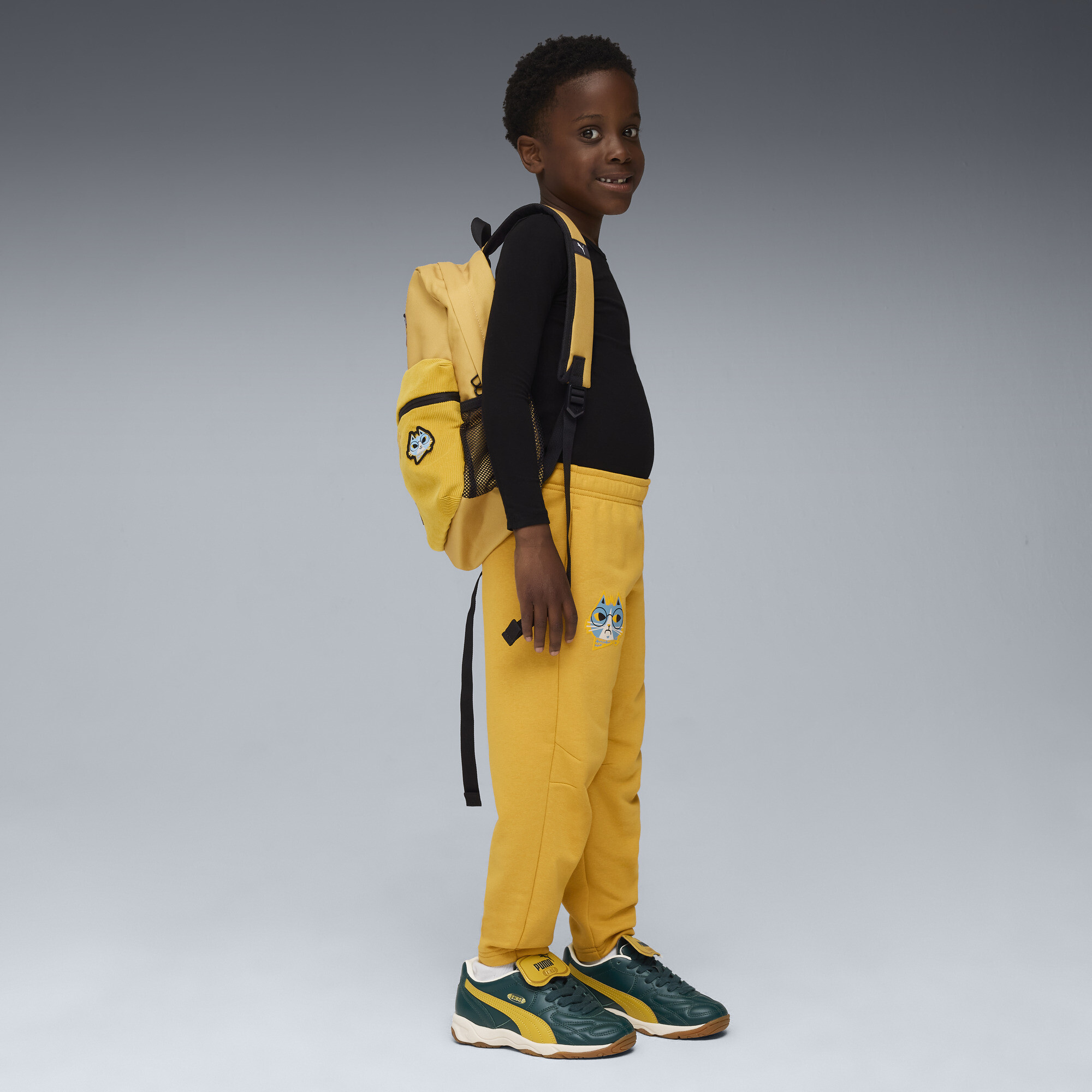 PUMA Moody Cat sweatpant, Goud, Maat 5-6Y thumbnail 3