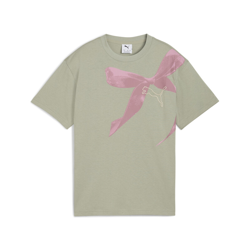 

PUMA BOWTIQUE Girls' Relaxed Ribbon Detail Tee