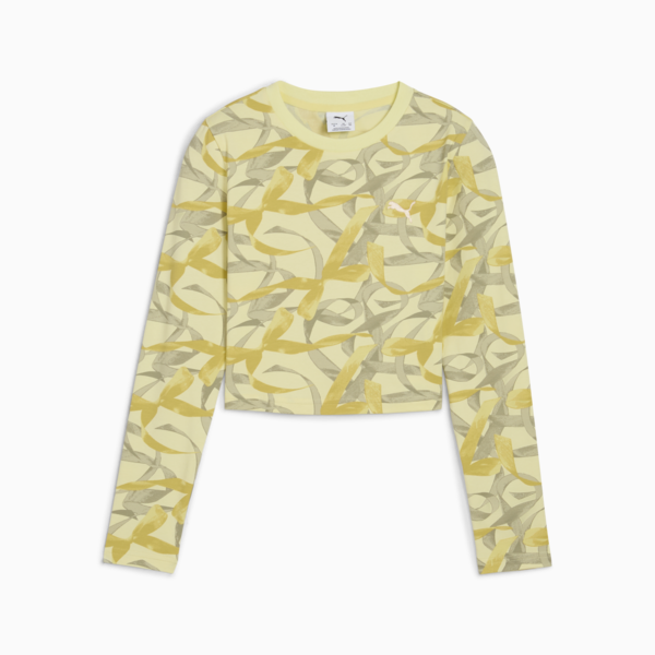 Bowtique Longsleeve Tee Youth, Gold Moon, large-MEX