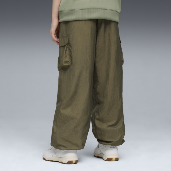 Bowtique Woven Cargo Pants Youth, Loden Green, large-ZAF