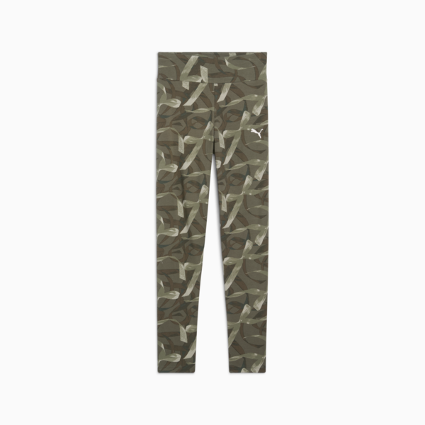 Bowtique High Waist Leggings Youth, Loden Green, large-MEX