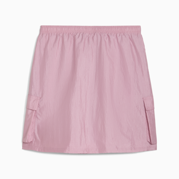 Bowtique Midi Woven Cargo Skirt Youth, Poised Pink, large-ZAF