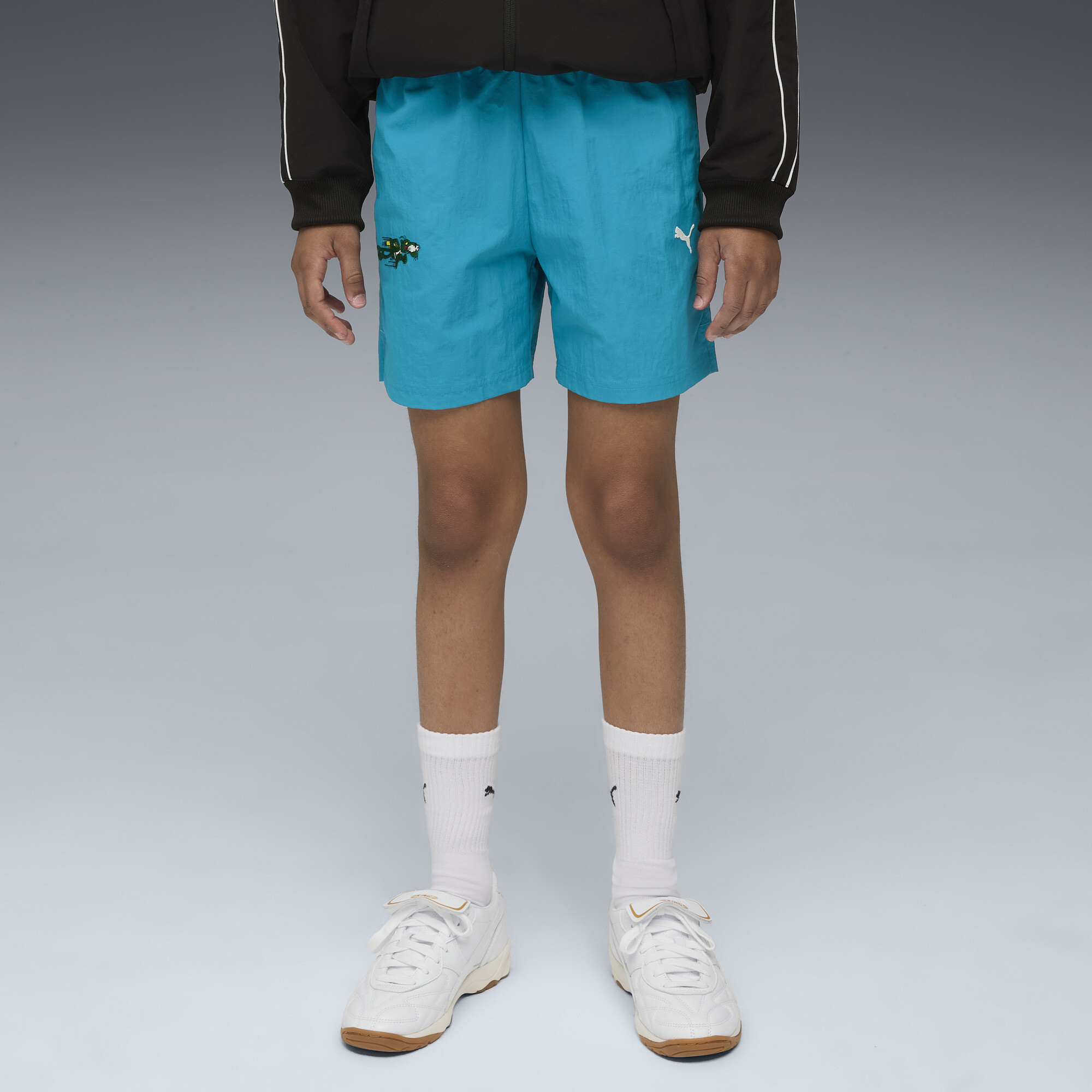 Super PUMA Big Kids' Shorts in Blue, Size L