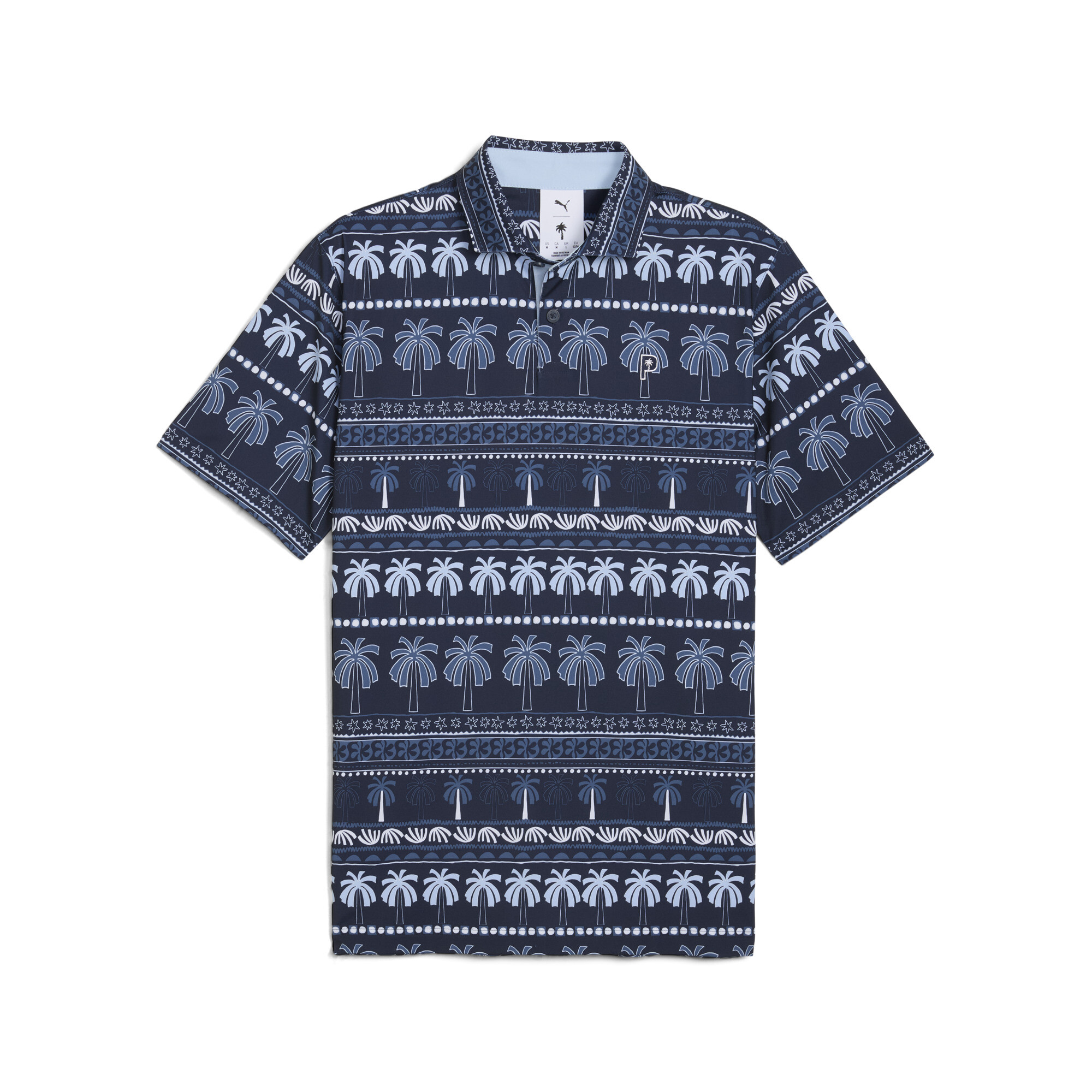 PUMA x PALM TREE CREW Hero golfpolo voor Heren, Blauw, Maat M