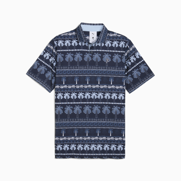 PUMA x PALM TREE CREW Hero Golf Polo Men, Deep Navy, large-ZAF