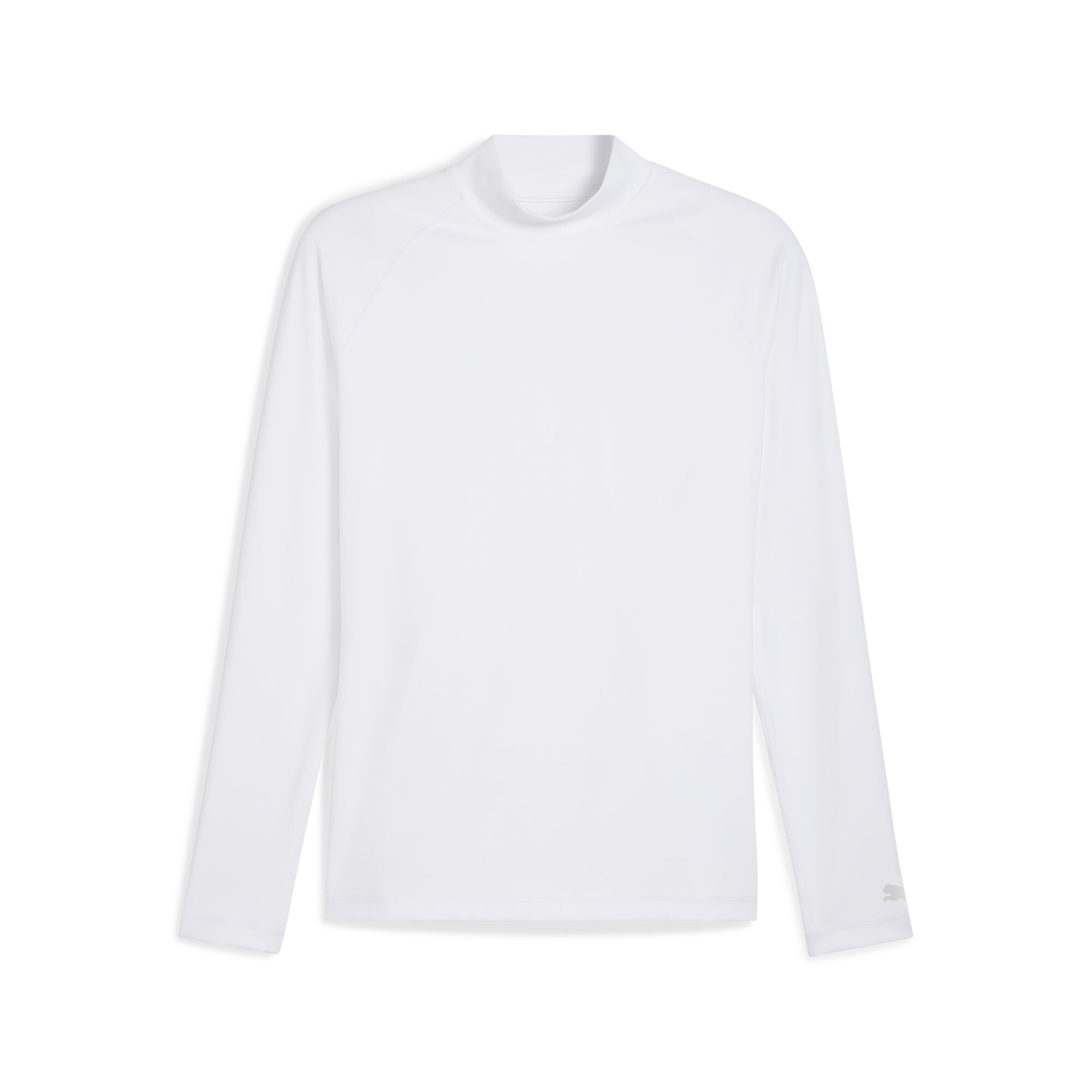 PUMA Men's White Glow Cloudspun Tech Golf Baselayer Top