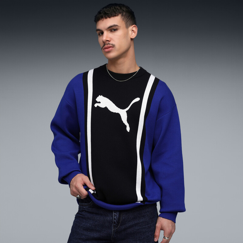 PUMA FUTURE ARCHIVE Relaxed Fit Crew Sweater