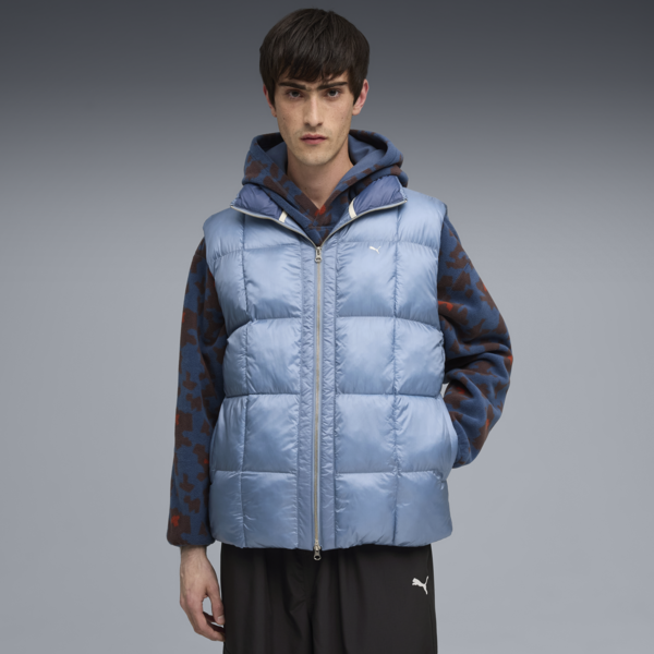 MMQ PERTEX® Puffer Vest Men, Cool Blue, large-ZAF