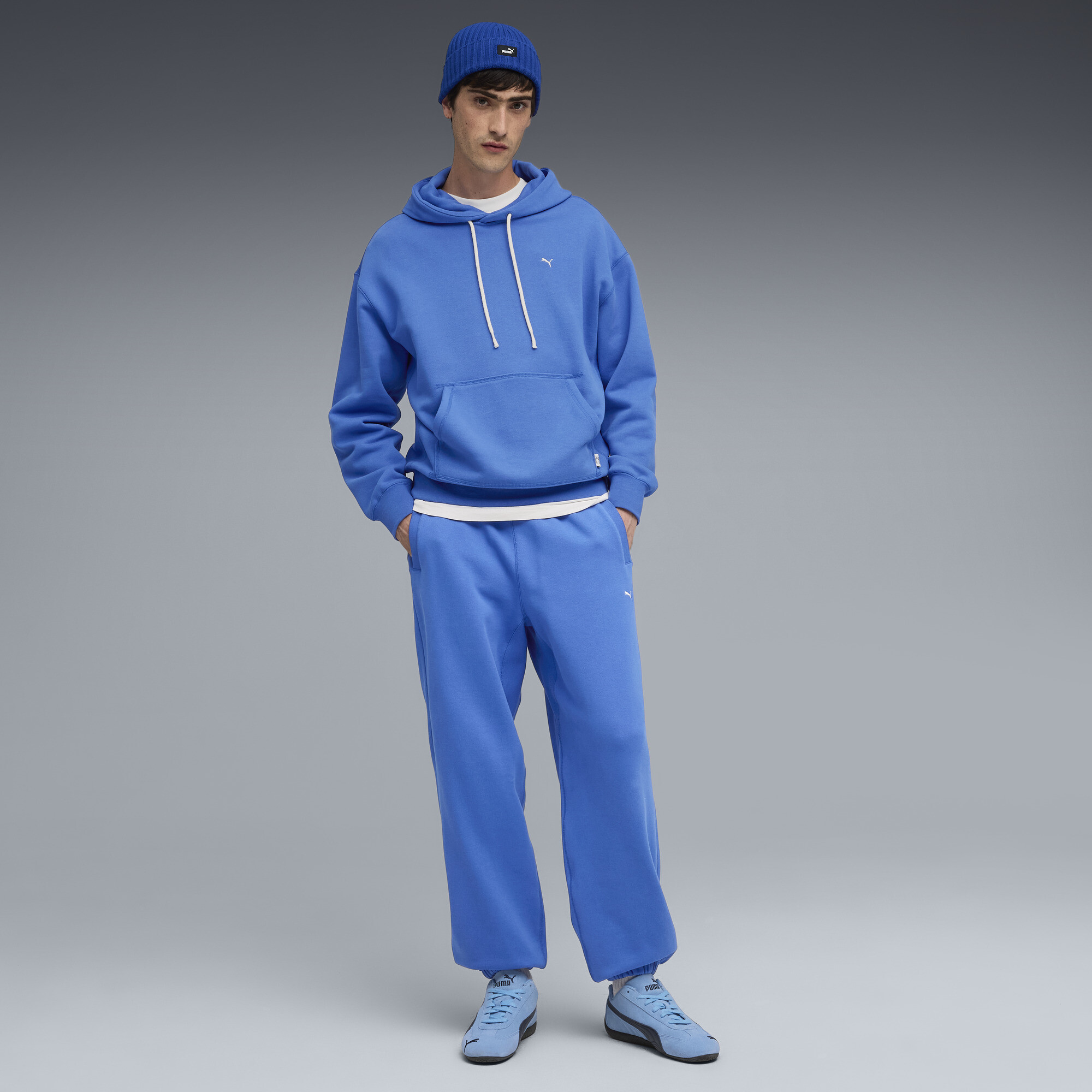 PUMA MMQ sweatpant voor Heren, Blauw, Maat M thumbnail 4