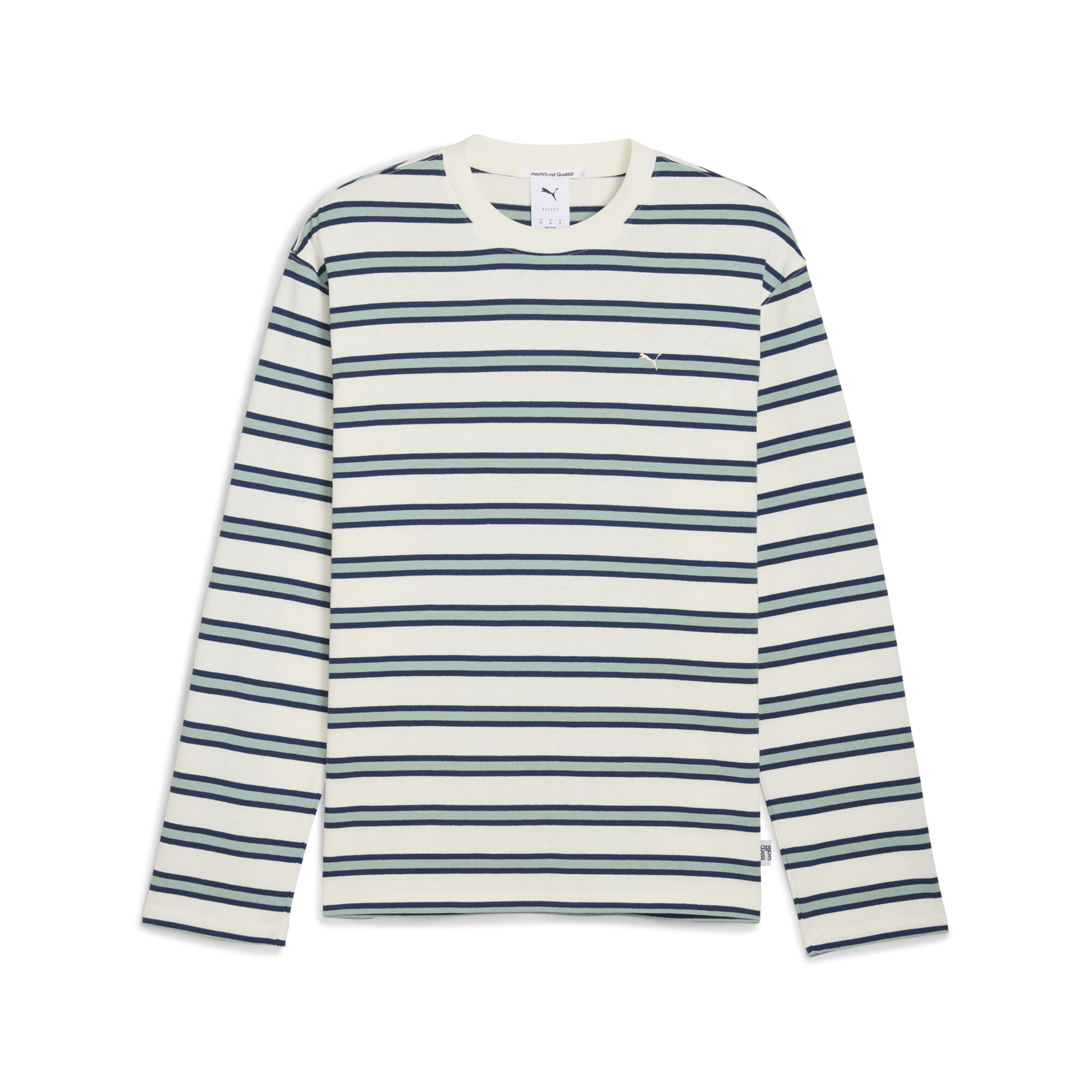 PUMA MMQ Top met lange mouwen voor Heren, Blauw, Maat XXL thumbnail 3