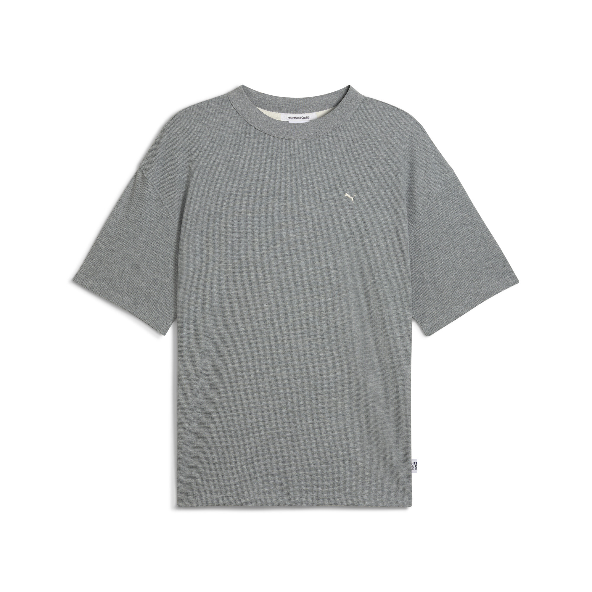 PUMA MMQ Waffle T-shirt voor Heren, Grijs, Maat M thumbnail 3