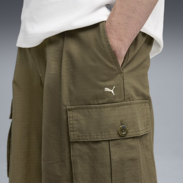 Shorts cargo MMQ para hombre, Loden Green, large-ARG