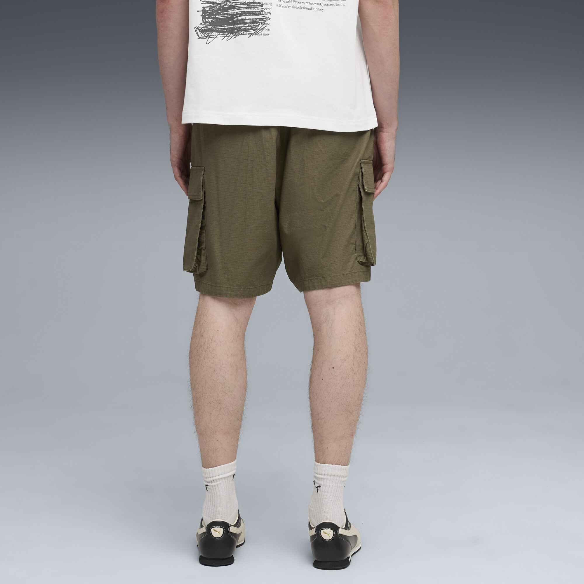 PUMA MMQ cargoshort voor Heren, Groen, Maat XXL thumbnail 5