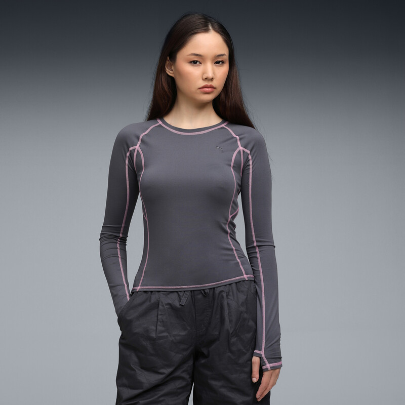 Women's PUMA YONA Tight Fit Long Sleeve T-shirt